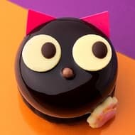 ハロウィン限定ケーキ「黒猫ショコラ」バターステイツ by銀のぶどうから グラサージュ・ショコラでキラリとおめかし