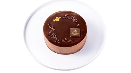 「ゴディバ アイスケーキ ムースショコラ」ゴディバ初のアイスケーキ！ベルギー産のクーベルチュールを使用した濃厚でリッチな味わい