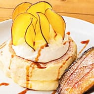 高倉町珈琲 “紅はるかスイーツフェア” 芳醇な香りの「紅はるかの焼き芋リコッタパンケーキ」など