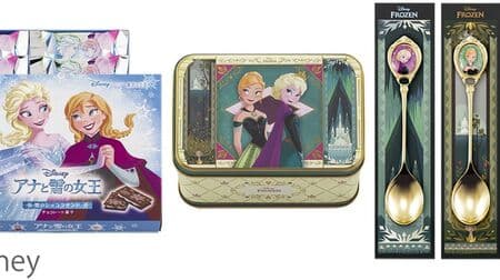 Snow Chocolat Sandwich" at Tokyo Banana's! A set with a spoon featuring Anna and Elsa is also available.