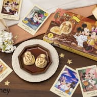 「ミッキーマウス＆ミニーマウス/『銀座のキャラメルケーキ』です。」Disney SWEETS COLLECTION by 東京ばな奈から ふわふわキャラメルケーキ！記念のポストカード付