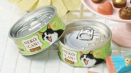 Merry Chocolate "Cat Can" for Humans - Fish-Shaped Chocolate Inside! From the new brand "Neko Kyamire