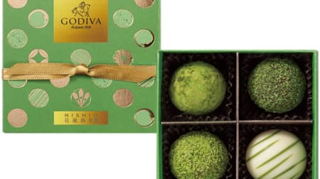 Godiva Matcha Truffle Assortment (4 pieces), Castella au Chocolat (5 pieces), Castella au Matcha (5 pieces)