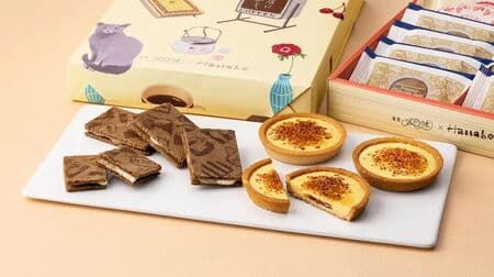 Tokyo Station Souvenir "In love with a coffee shop. Assortment" at Gransta! Crème Brulee Tart and Tiramisu Chocolat Sandwich are included!