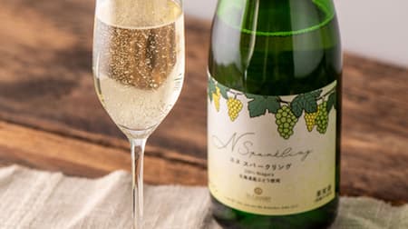 Sanxer Kusefuku Shoten "N Sparkling 2022" sparkling wine made from 100% Niagara white grapes grown in Hokkaido
