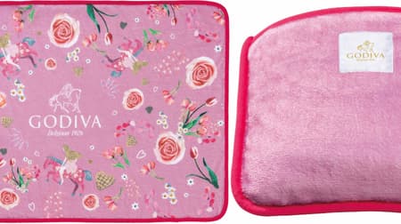 Godiva "Original Cushion Blanket" for Valentine's Day! Merry-Go-Round Waffle Assortment" motif