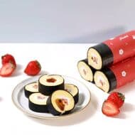 パステル「恵方ロール」期間限定の節分ロールケーキ！ココア風味クレープ生地にイチゴやカスタード