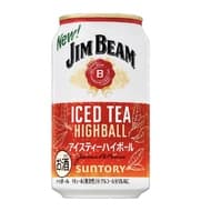 「ジムビーム ハイボール缶〈アイスティーハイボール〉」バーボンの味わいに華やかな紅茶の香りがマッチ