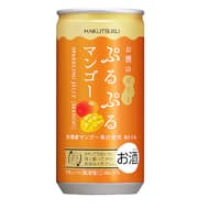 Hakutsuru Puru-Puru Mango" from Hakutsuru Shuzo, a chilly jelly texture and carbonated drink that pops in your mouth.