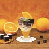 Kurazushi "Orange Chocolate Parfait," "Black Tea and Almond Cake," and "Rich Gateau Chocolat