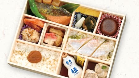 Fukui Prefecture's local specialties such as "Fukui Salmon", "Fukui Amaebi", "Sakame" (small sea bream), "Heshiko Rice bran", and "Fukui Salmon". and "Heshiko rice bran" and other local specialties.