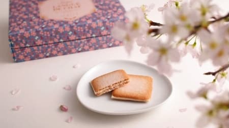 Ishiya Confectionery's "Saku Langue de chat (Sakura)" limited edition for spring season "The Collection Spring Assortment" with baked sweets such as financier also available