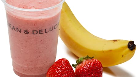 DEAN & DELUCA "Strawberry Banana Juice" - A combination of ripe "Mottainai Banana" and strawberries!