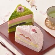 銀座コージーコーナー「さくらのケーキ」「抹茶とさくら」「苺とピスタチオのケーキ」期間限定！