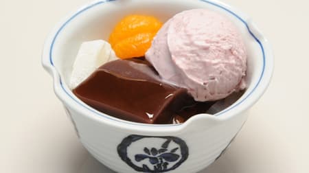 Anmitsu Mihamashi "Sakura Anmitsu", "Sakura Ice Cream", "Aisu Monaka (cherry blossom)", Sakura Ice Cream has a slight saltiness!