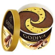 ゴディバ カップアイス「チョコレートエクレア風アイス」シュー生地風味のカスタード風アイス