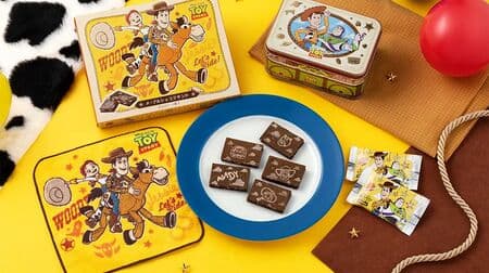 Disney SWEETS COLLECTION by Tokyo Banana "Toy Story/Maple Chocolate Sandwich" mini towel set also available