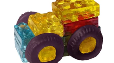KANRO "4D Gummi Bloks Carrier Pack" - A set that lets you assemble a "vehicle" out of gummy bears!
