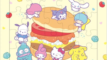 Mos Burger "Sanrio Characters" collaboration toys Hello Kitty, Cinnamoroll, Pom Pom Pudding, etc.