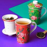 KALDI's "Taiwan Haoqi! Bag," "Mug with tea strainer," "Rice bowl and brick set," and other new Taiwanese products