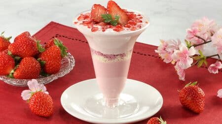 Kurazushi "Spring Strawberry Parfait", "Raspberry Cake", "Honey Castella", "Strawberry Vinegar Milk", etc.