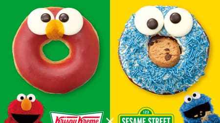 KKD Sesame Street collaboration "Elmo Strawberry," "Cookie Cream & Cookie Monster," etc.