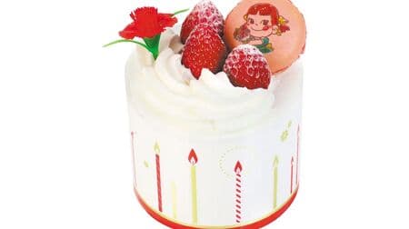 Fujiya Confectionery Shop Mother's Day Sweets "Mother's Birthday Strawberry Roll Cake", "Mother's Birthday Strawberry-filled Shortcake", etc.