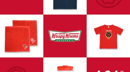 Original goods with KKD logo and donut motifs T-shirts, tumblers, hand towels, etc.