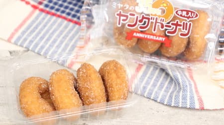 【お菓子懐かし】宮田製菓「ヤングドーナツ」好きな人〜！パクッと一口サイズのミニドーナツ