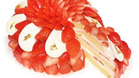 Cafe COMSA "GW Limited Shortcake -Strawberry-" "GW Limited Shortcake -Masked Melon-" Special cakes for a limited time only.