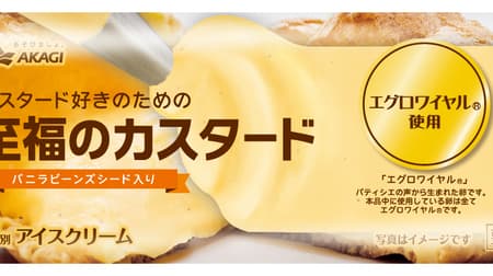 New ice cream product "Blissful Custard" - authentic custard taste with special eggs "Eglo Royale" and vanilla bean seeds