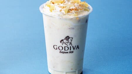 Godiva Cafe "GODIVA Dessert Drink Rare Cheesecake" Second collaboration with Kiri, like "drinking rare cheesecake" with white chocolate, lemon puree and peel.