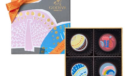 Godiva "Summer Collection" "Fireworks" themed chocolates "Godiva Summer Collection Hanabi" fruit flavored baked goods and yokan