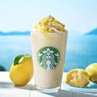 Starbucks "Setouchi Lemon Cake Frappuccino" commemorates the inauguration of the "Tumbler Club" to enjoy using your own tumbler! Reusable Cold Cup Green 473ml" 440 yen also available!