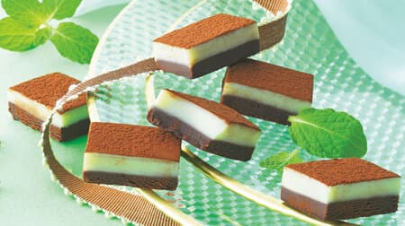 Lloyds "Nama Chocolate [Choco Mint]" and "Amand Chocolat [Choco Mint]" limited time and quantity! Refreshing mint and cocoa harmony.