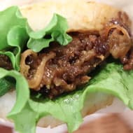Mos Burger "Mos Rice Burger Yakiniku" - hot rice & juicy yakiniku!
