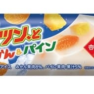 Akagi Nyugyo "Gatunto, Mikan & Pineapple Apricot Bean Curd" - I definitely want to try it! Flavor of apricot jelly & pulpiness of mandarin orange and pineapple