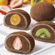 Godiva x Sembikiya x Zen-Noh "Ginza Chocolat Daifuku" in limited quantities at some stores and online store! Three kinds of Tochiotiotome from Tochigi prefecture, Kiwi from Kagawa prefecture and Kinkan from Kagoshima prefecture.