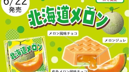 Chirole Chocolates [Hokkaido Melon]: Melon-flavored Chocolate with a Rich Melon Jelly! A juicy and satisfying piece of chocolate!