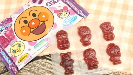 Fujiya "Anpanman Gummies" Likes! Cute character-shaped gummies with oblong wrappers
