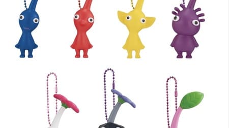 Pikmin Mascot & Fruit Gummies" Gummies with mascot, set of gummies with an image of fruit shape
