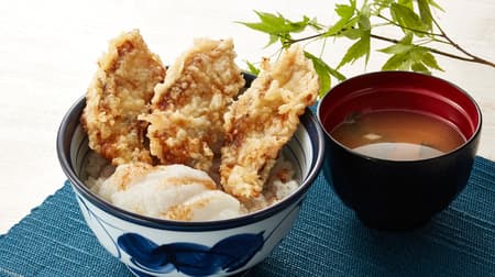 Tenya "Unatoro Tendon" - Unagi Tendon for the first time in 4 years! Three crispy and savory eel kabayaki tempura with yam from Tokachi, Hokkaido [Doyo no Ushi] - also available for To go!
