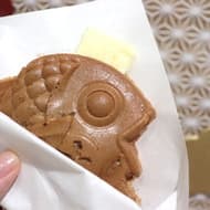 Mamemono and Taiyaki "An Butter" are too delicious! Only one minute before expiration date! The melted butter mixed with the sweet bean paste is exquisite!