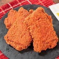Famima "Famichiki (Habanero Hot)" hot and juicy! Crunchy batter & juicy thigh meat juices!