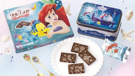 The Little Mermaid / Berry Chocolate Sandwich" Spoon and fork set with Ariel on it is also available in limited quantities.
