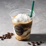 Tully's "Vanilla Affogato Shake" marbles sweet and bitter! Creamy vanilla flavored frozen with espresso.