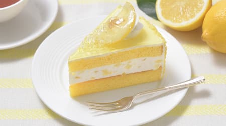 銀座コージーコーナー「瀬戸内レモンのショートケーキ」スポンジ・クリーム・ジュレ・トッピングまでレモンづくし！ジューシーでまろやかな酸味広がる