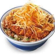 Katsuya "Negi Negi Rayu Roast Katsu Donburi" (Roast Katsu Bowl with Negi Negi Rayu Sauce) A mouthwatering bowl of rice topped with a spicy raayu sauce!