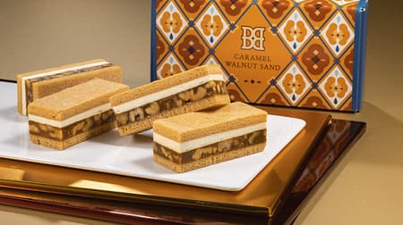 Butter States Caramel Walnut Sandwich" from Butter States by Gin no Budou, a harmony of mellow walnuts and mellow caramel.