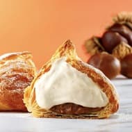 Milk Pie with Japanese Chestnuts" - New Milk Pie using Japanese chestnuts produced in Kumamoto Prefecture from Cow Cow Kitchen, Tokyo Milk and Cheese Factory